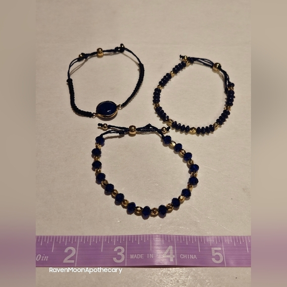 2018 Avon Blue Stacking Bracelets - Picture 2 of 6